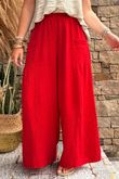 Pure Cotton Santos Quinn Culotte Pant Salsa